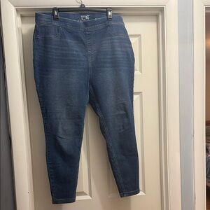 Terra & Sky Dark Blue Pull-On Jeggings